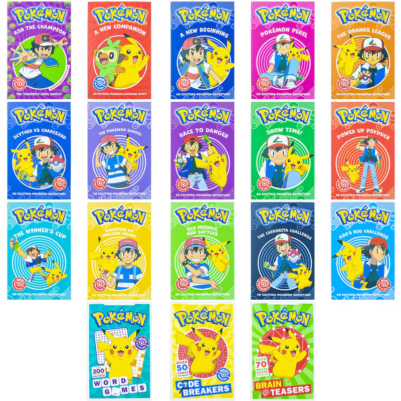 Pokemon Mega Collection 18 Books Box Set