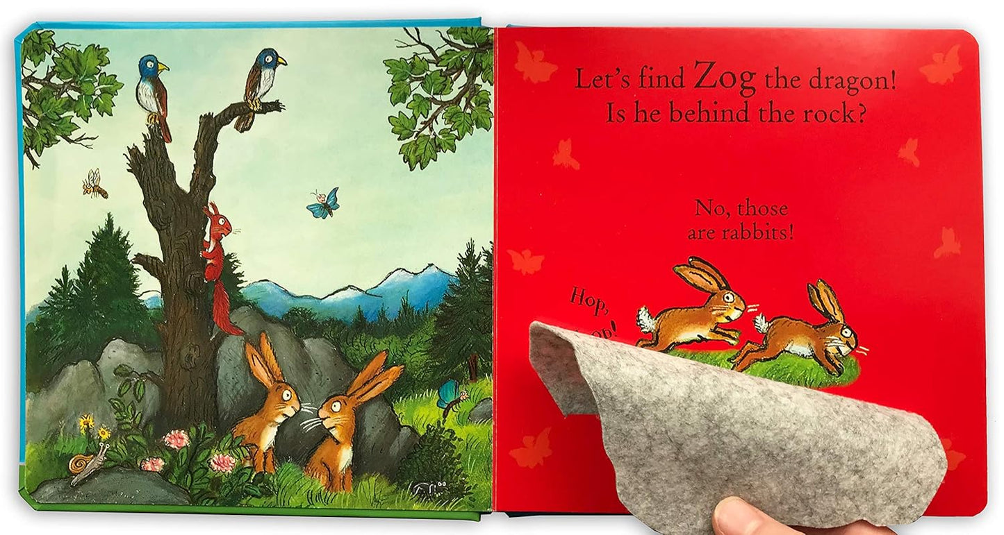 Let's Find Zog Board book by Julia Donaldson
