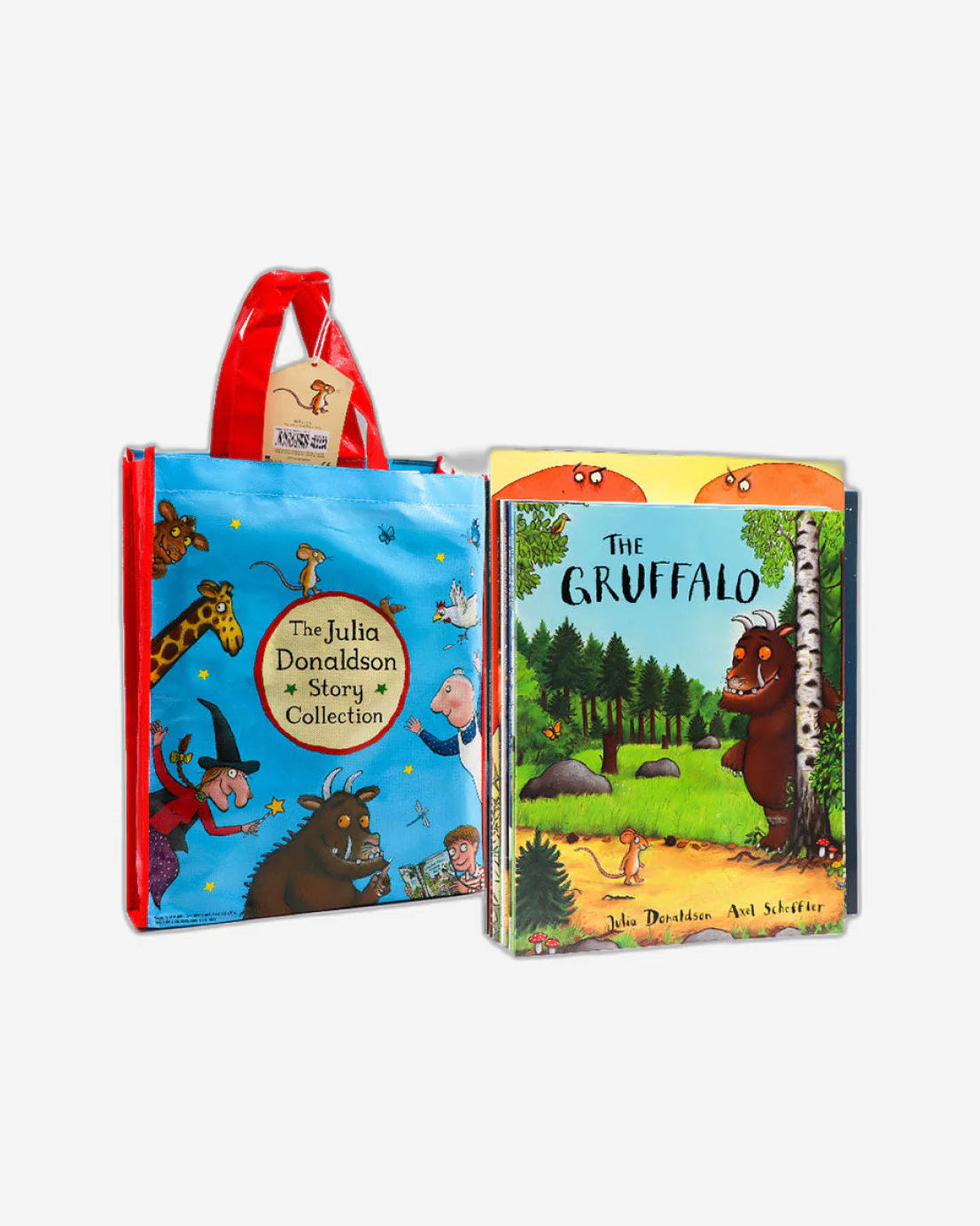 Julia Donaldson 10 Book Box Set – Includes The Gruffalo, Room on the Broom, The Snail and the Whale, The Gruffalo’s Child, The Paper Dolls, Tyrannosaurus Drip, Cave Baby, Monkey Puzzle, What the Ladybird Heard, and The Troll Paperback