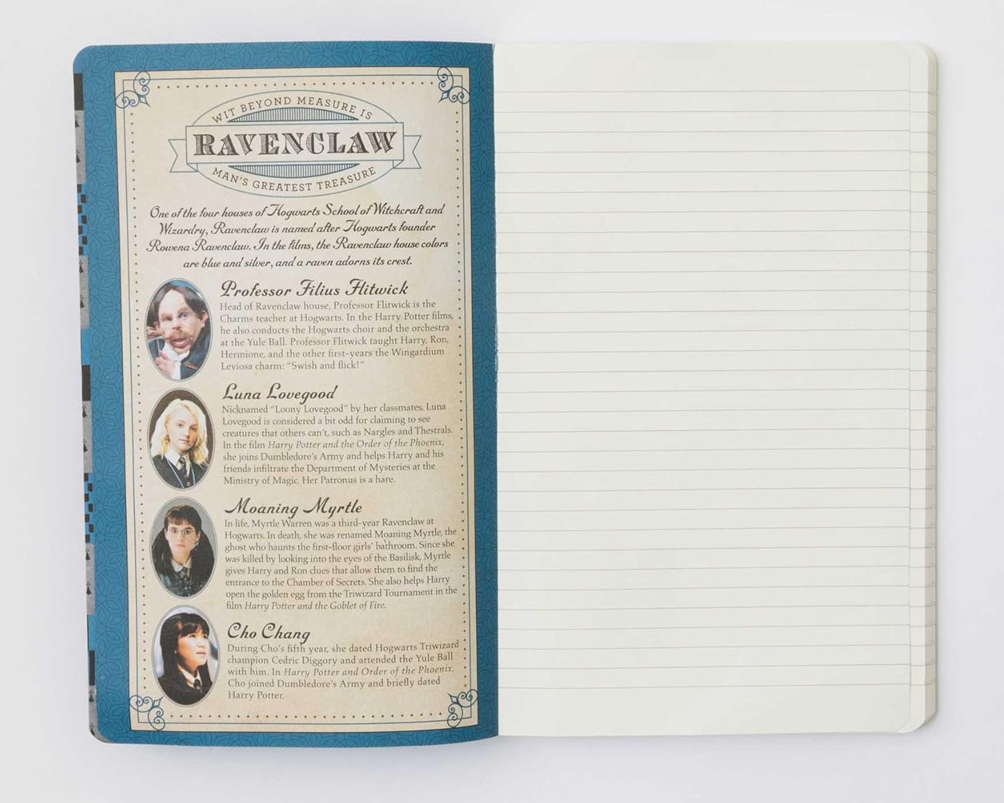 Harry Potter: Ravenclaw Ruled Notebook