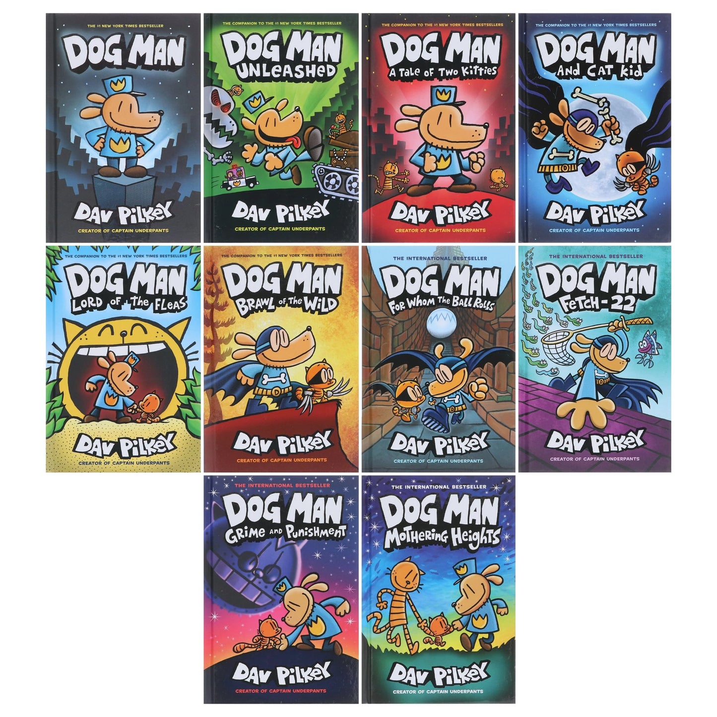 Dog Man: The Supa Buddies Mega Collection (Dog Man #1-10 Boxed Set)