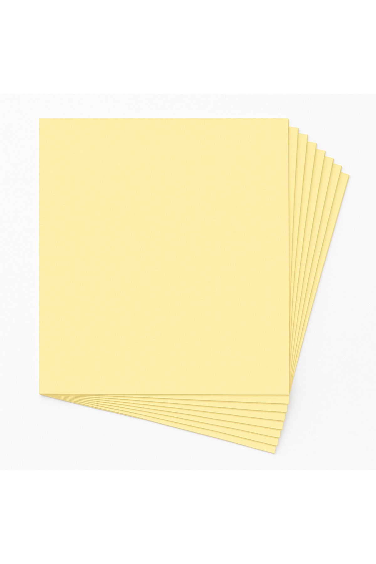 70*100cm card paper-200g (light yellow） Pack of 10