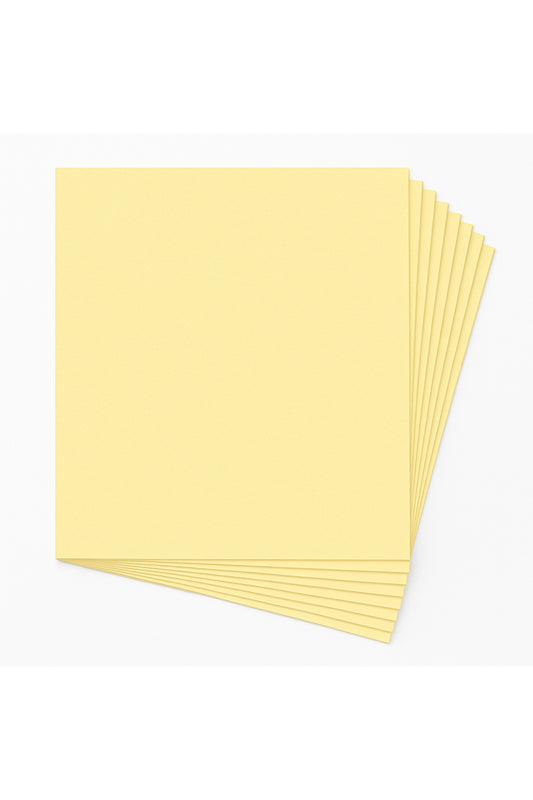 70*100cm card paper-200g (light yellow） Pack of 10