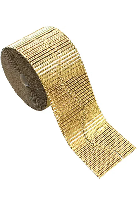 Border Roll Metallic golden ( Size 10cm*7.5M, )