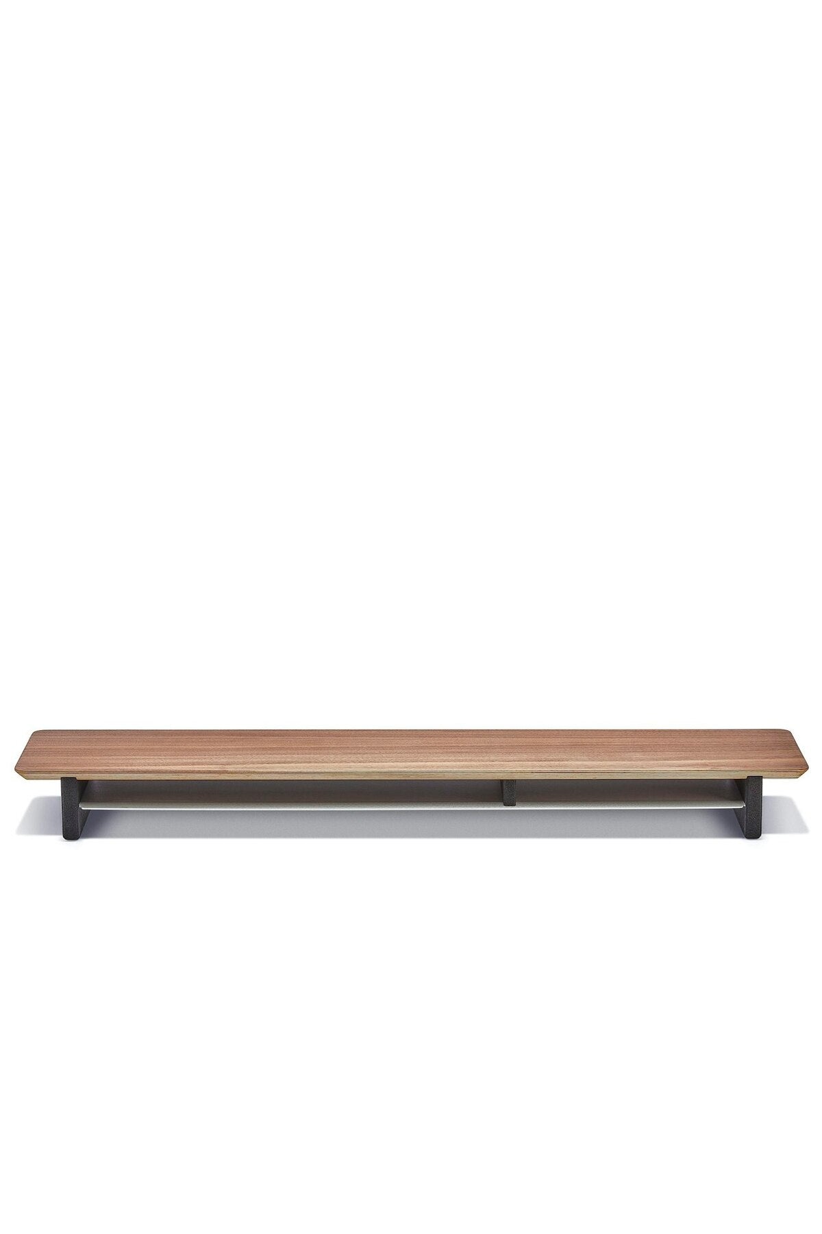 Large Walnut Monitor Stand
