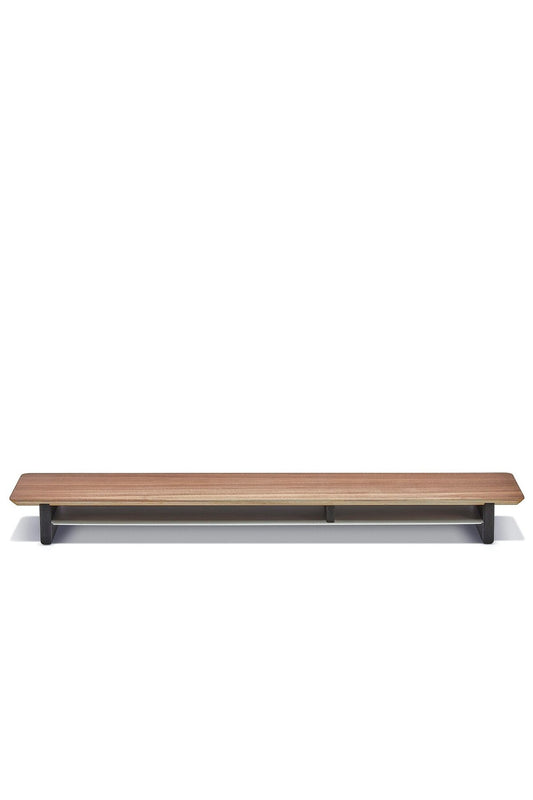 Large Walnut Monitor Stand