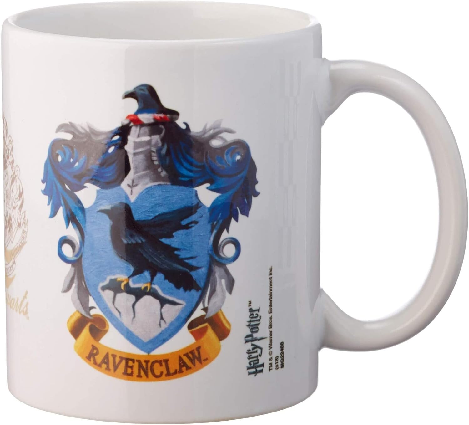 Harry Potter Ravenclaw and Hogwarts Crest Ceramic Mug in Presentation Box - Official Merchandise