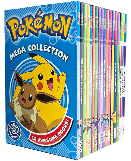 Pokemon Mega Collection 18 Books Box Set