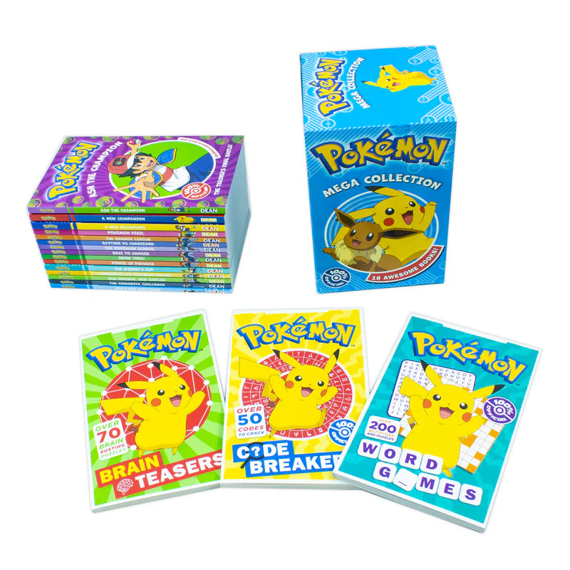 Pokemon Mega Collection 18 Books Box Set