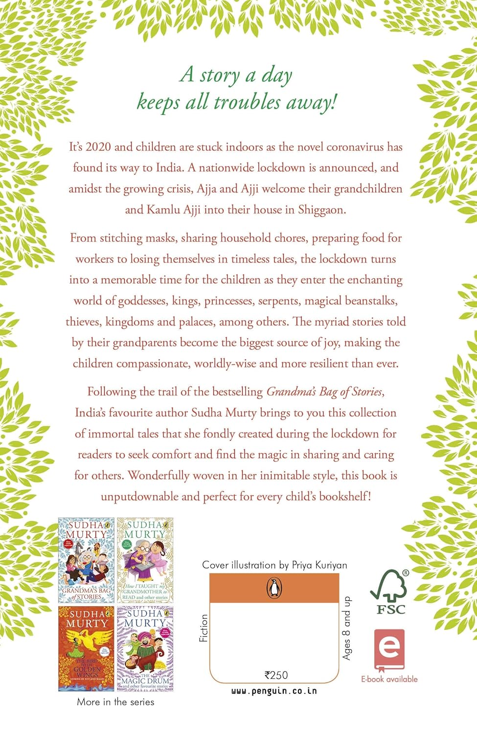 Grandparents' Bag of Stories Paperback by Sudha Murty