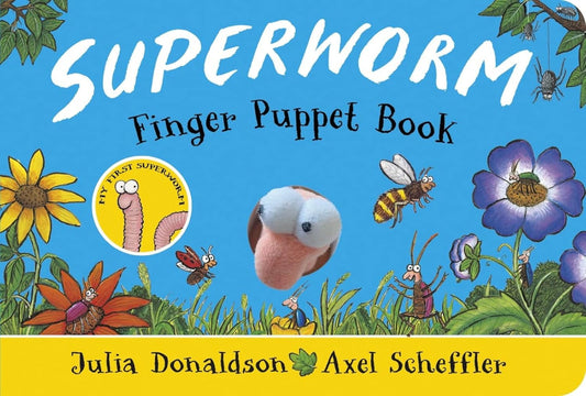 Superworm Finger Puppet Book Hardcover by Julia Donaldson