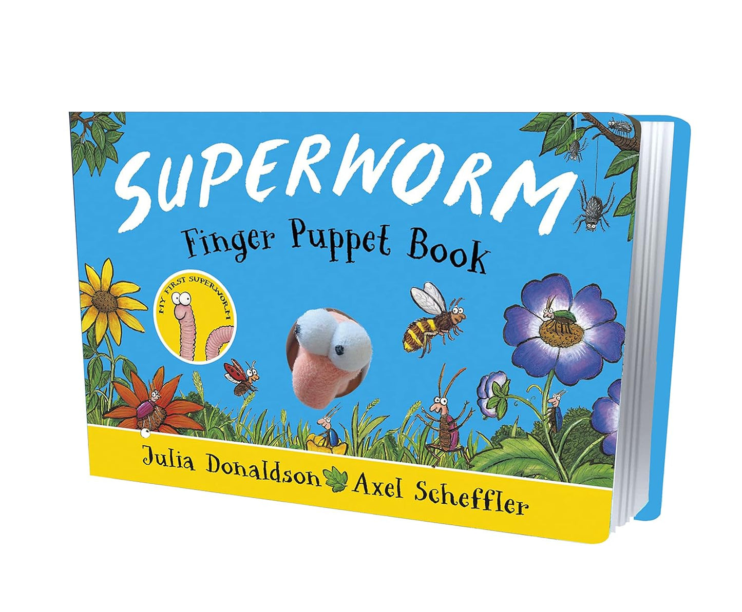 Superworm Finger Puppet Book Hardcover by Julia Donaldson