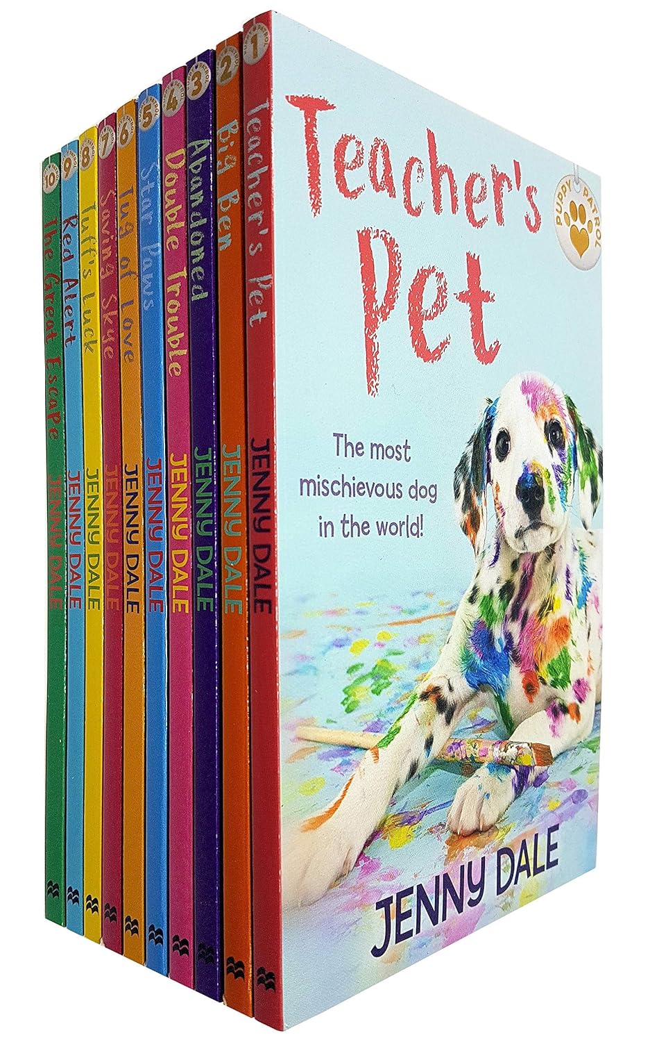 Jenny Dale Puppy Patrol Collection 10 Books Set