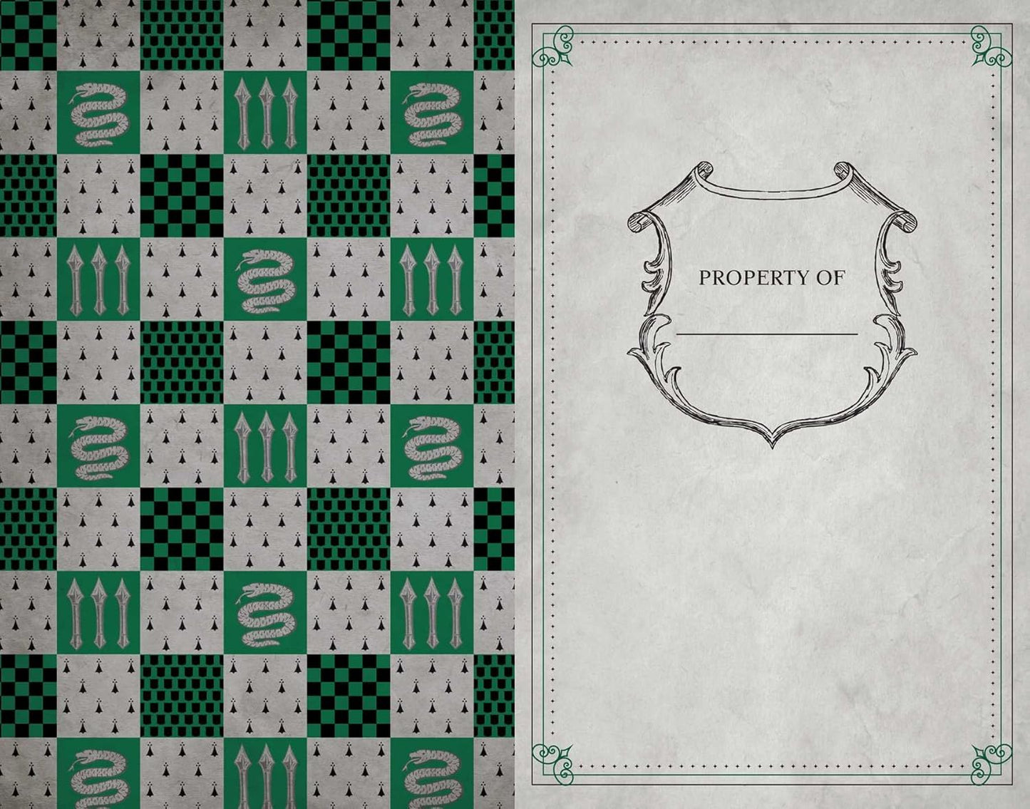 Harry Potter: Slytherin Ruled Notebook